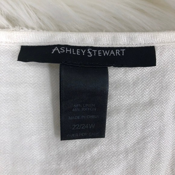 Ashley Stewart Open Front Cardigan w/2 Front Pockets, Lagen Look, 22W/24W - Picture 5 of 6